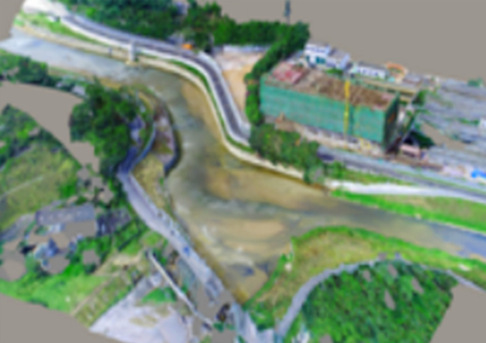 治理深圳河工程地形测量3
